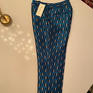 Shoshanna Jacquard Ankle Pants